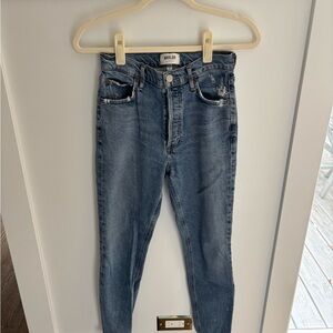 Agolde High Rise Blue Denim Jeans